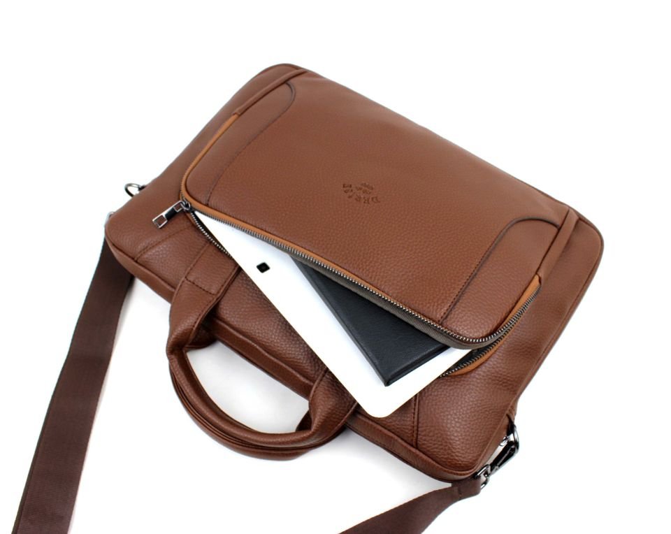 Unisex Taba Evrak ve Laptop Çantası 15,6 inç