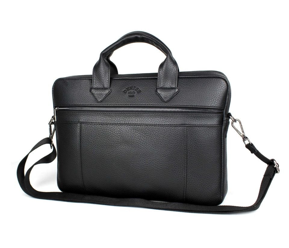 Unisex Siyah Çok Bölmeli 14 İnç Evrak ve Laptop Çantası