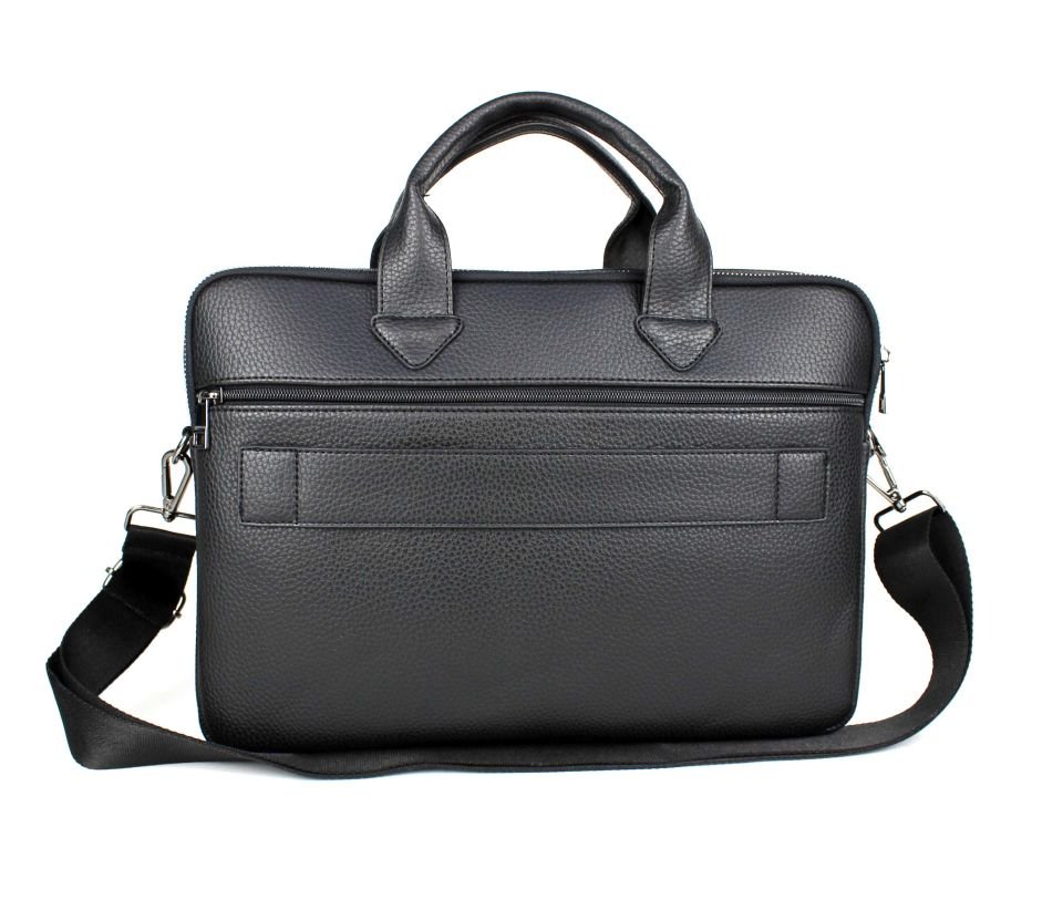 Unisex Siyah Çok Bölmeli 14 İnç Evrak ve Laptop Çantası