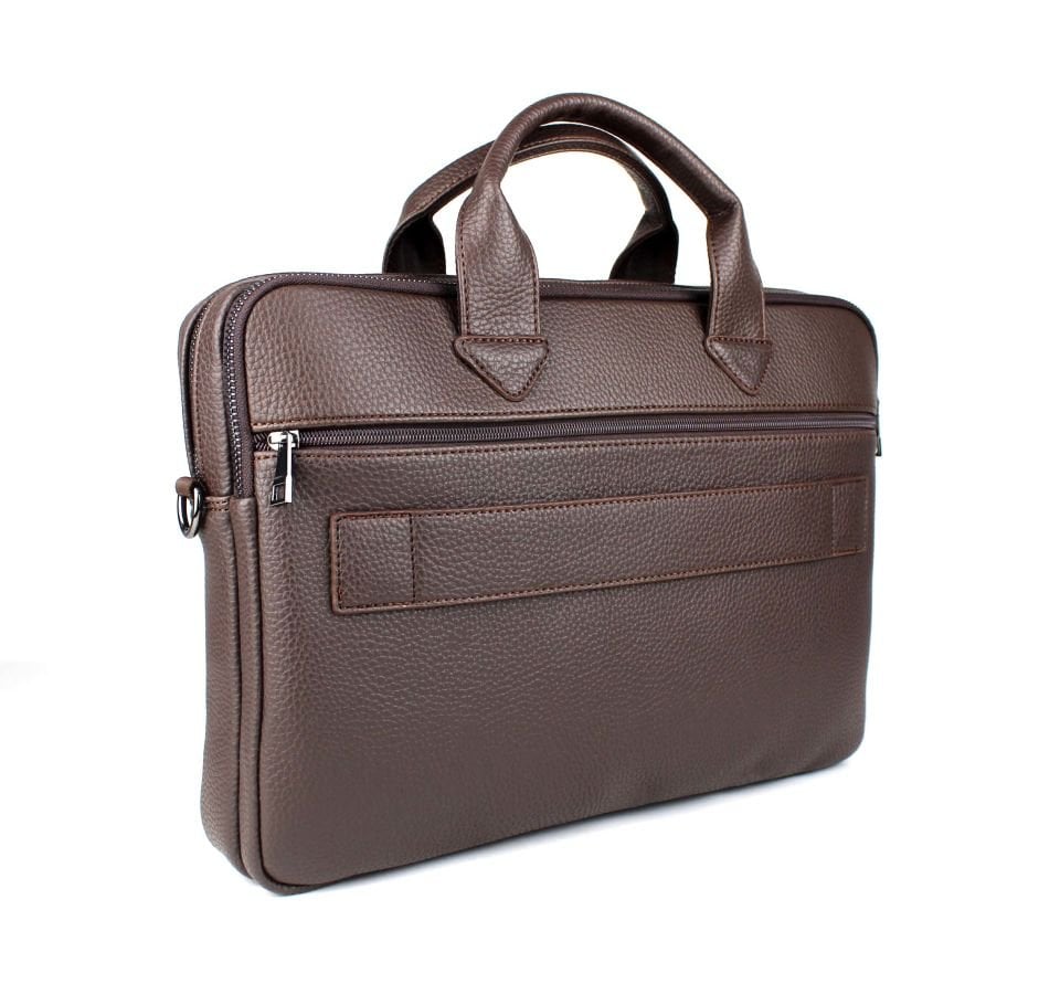 Unisex Kahverengi Çok Bölmeli 14 inç Evrak Ve Laptop Çantası
